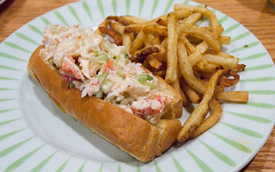 Lobster roll at Hank's Oyster Bar in Washington, DC