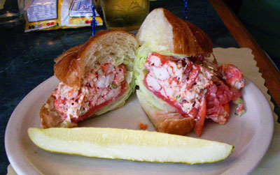 Lobster roll at Jackson Mountain Cafe in Cape May