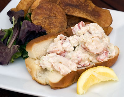 Lobster roll at Pearlz Oyster Bar in Charleston